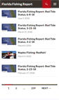 Mobile Screenshot of floridafishingreport.net