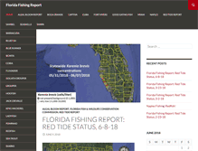 Tablet Screenshot of floridafishingreport.net